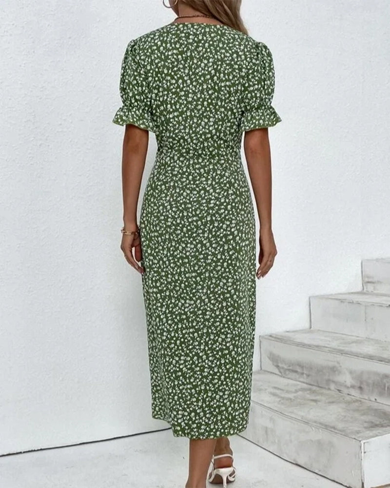Lydia® | Fine Dress With Buttons