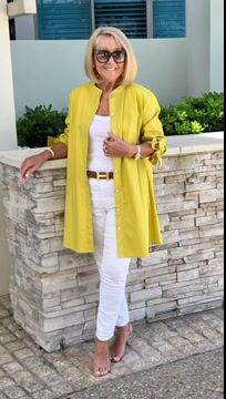 Imelda® | Long, simple cotton shirt