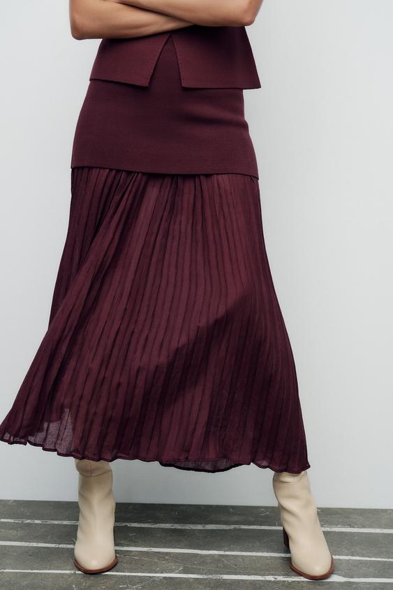 Lina® | Combined knitting set “Annie” with pleated skirt