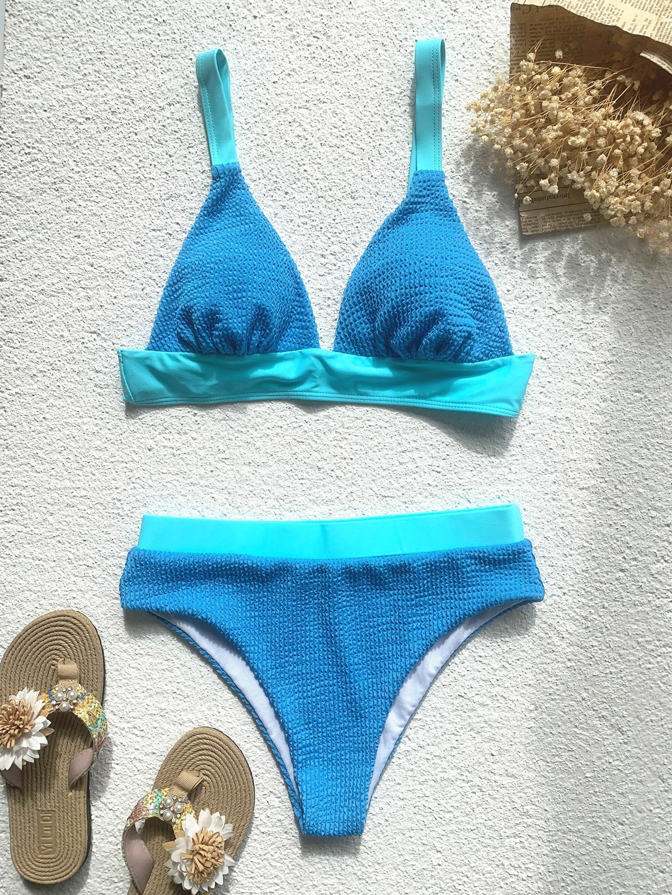 Zara® | Structured high waist triangle bikini