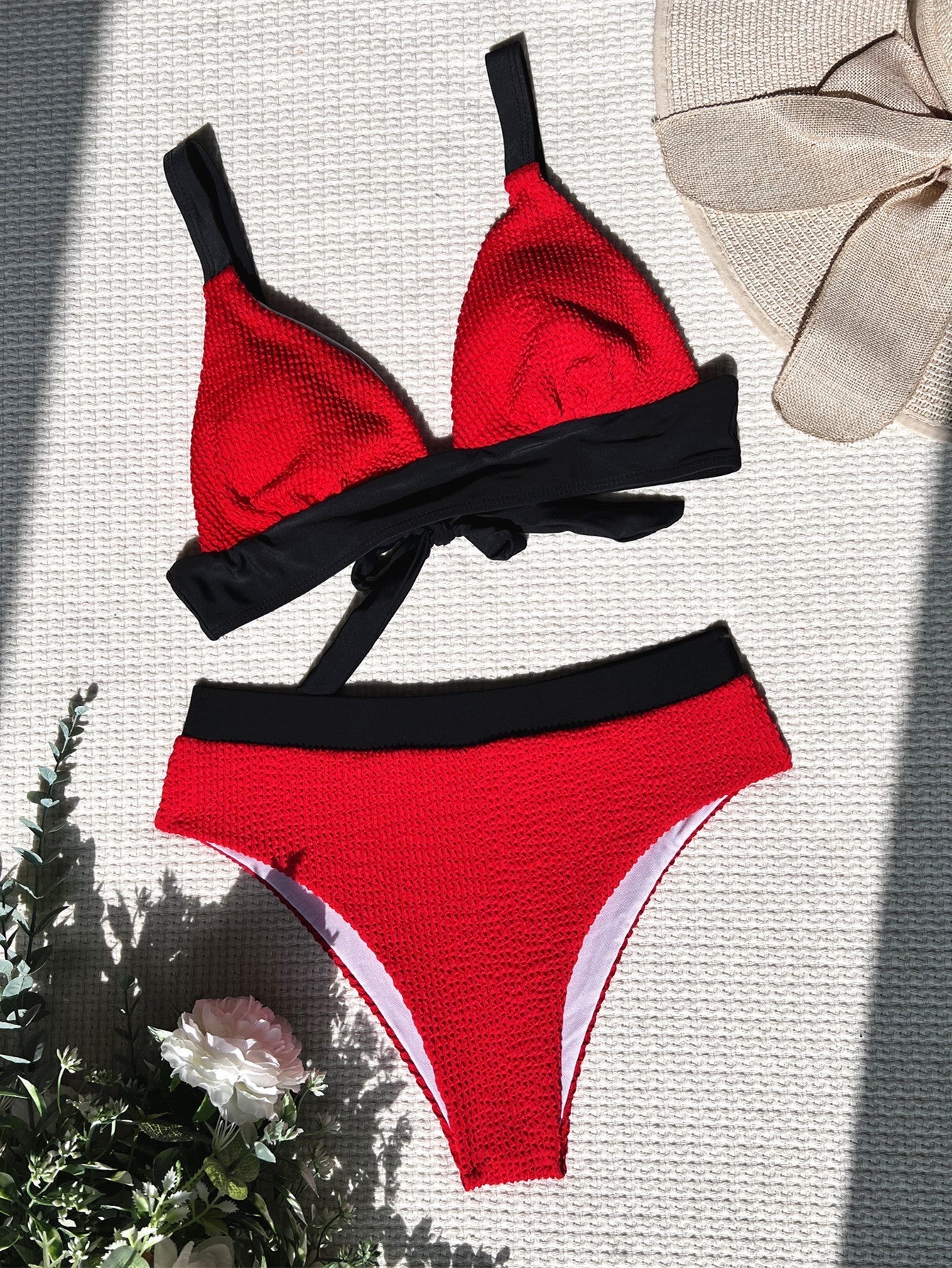 Zara® | Structured high waist triangle bikini