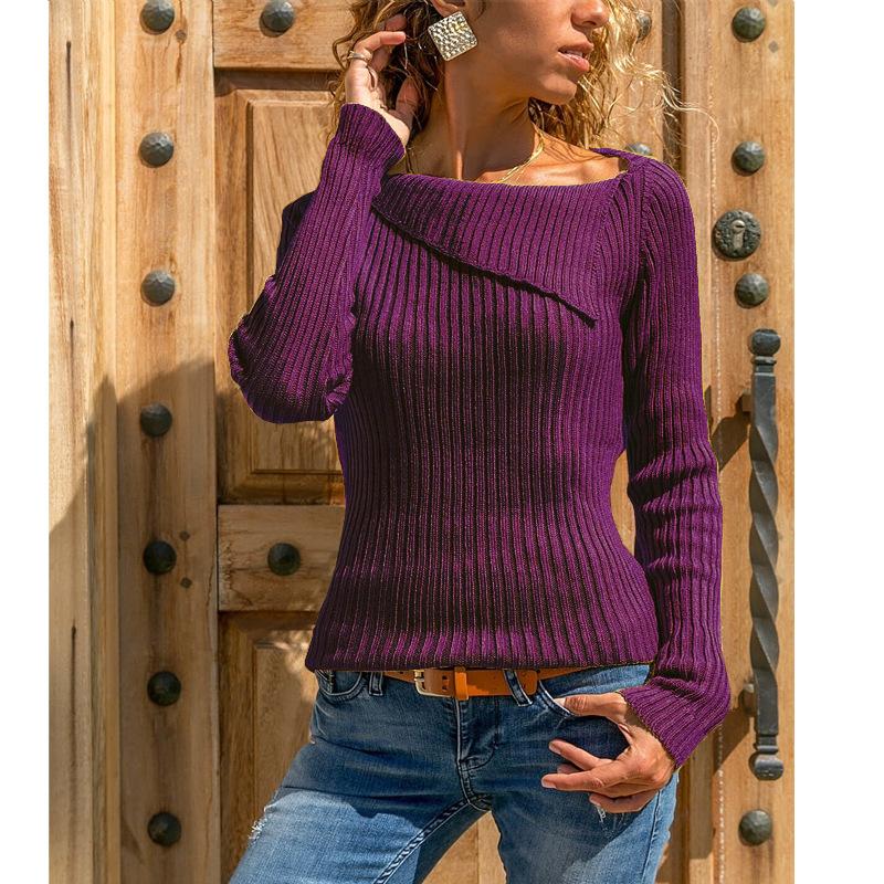Dagmar® | Fashionable and minimalist sweater lilac