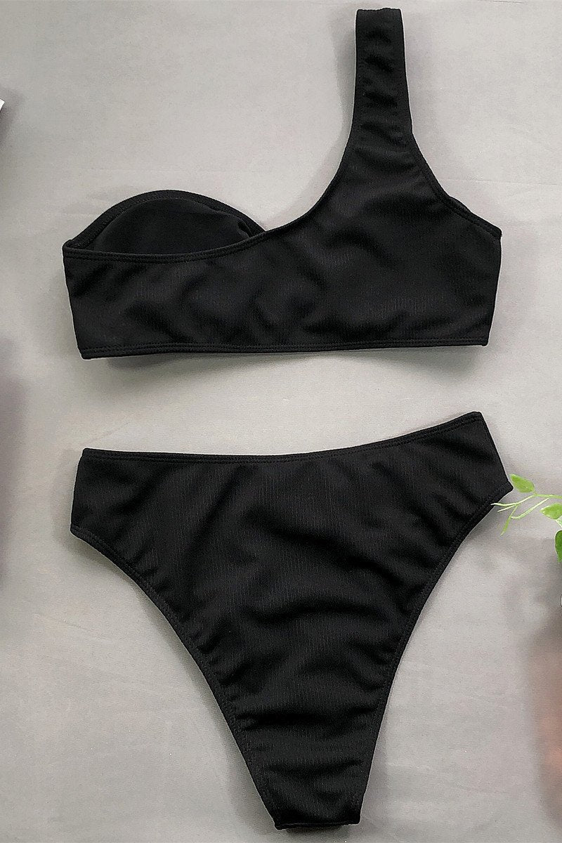 Concepcion® | High waist one shoulder cup bikini