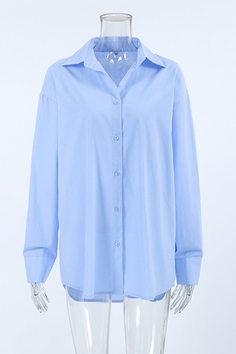 Ingeborg® | Casual everyday blouses with buttons and turn-down collars