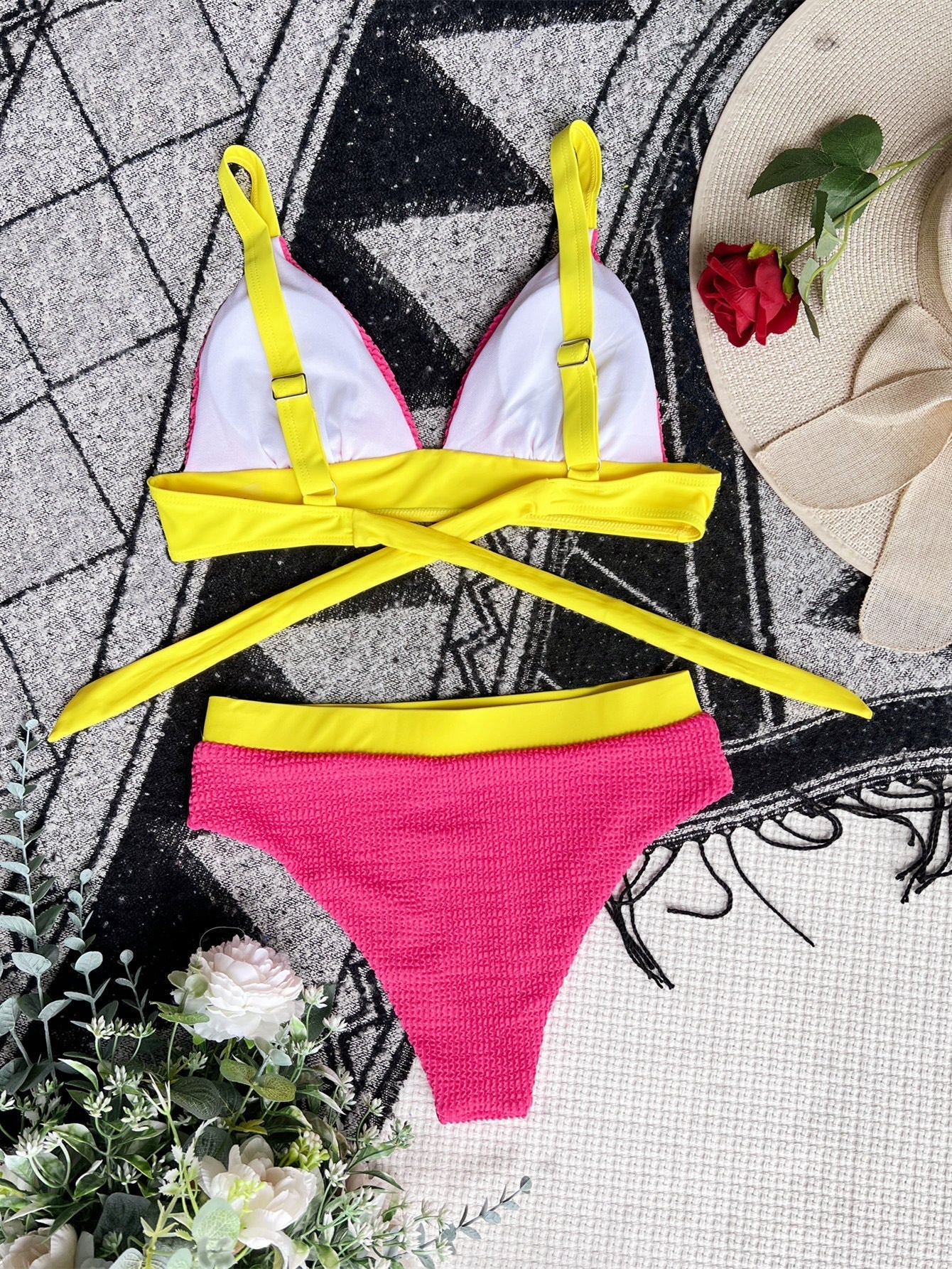 Zara® | Structured high waist triangle bikini