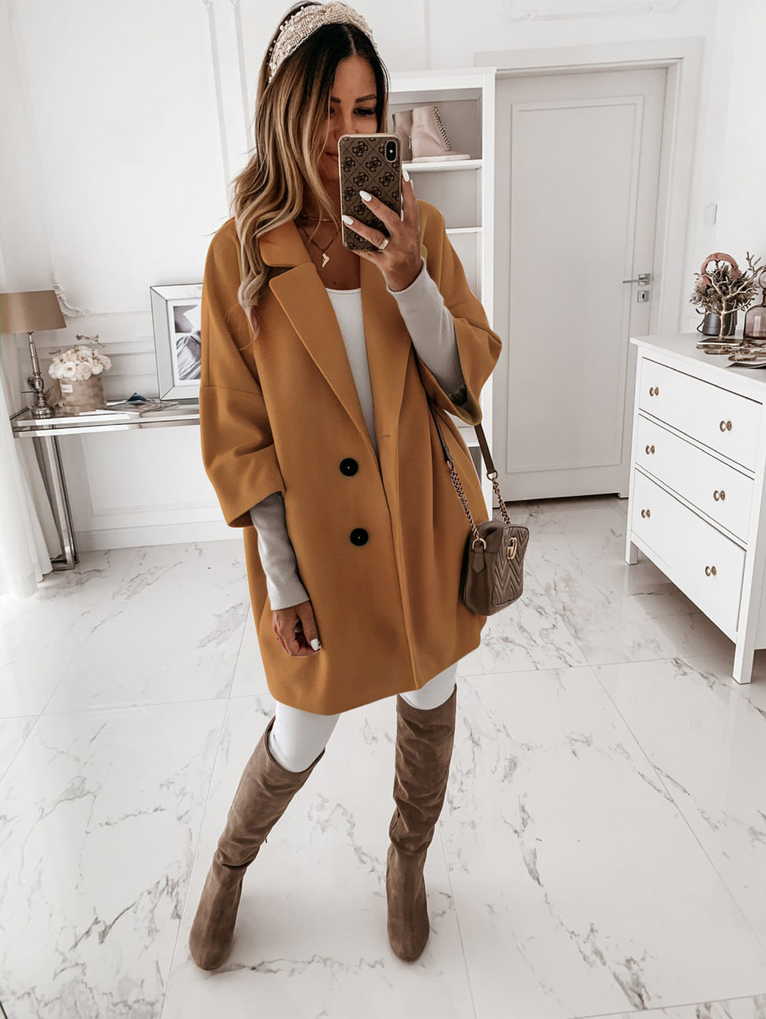 Lina® | Elegant autumn and winter coat.