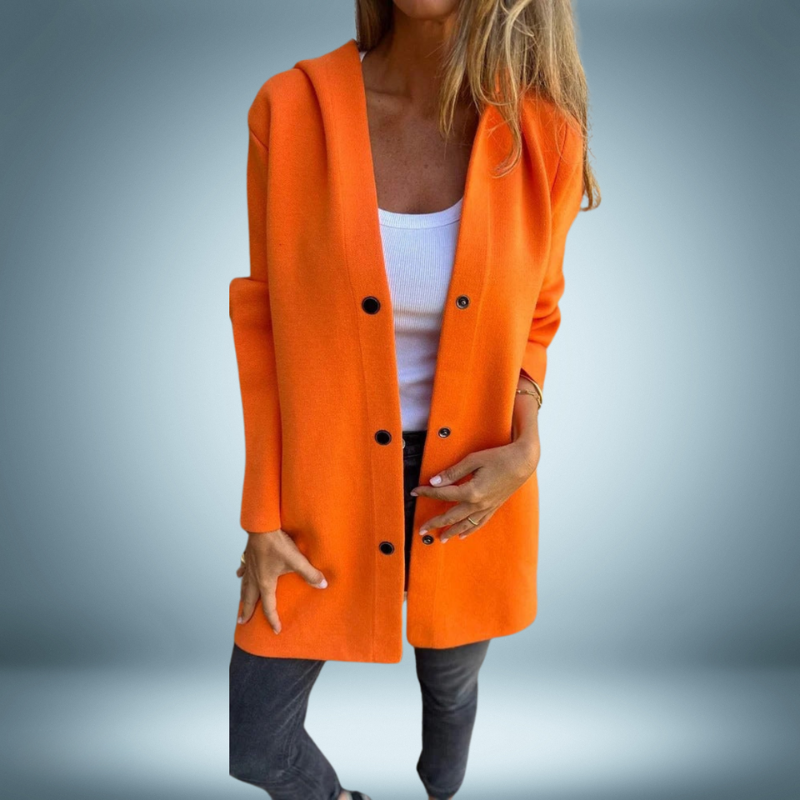 Reina® | Elegant trench coat with capuchon