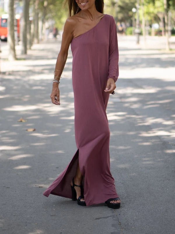 Abigail® | Elegantly flowing one-shoulder dress