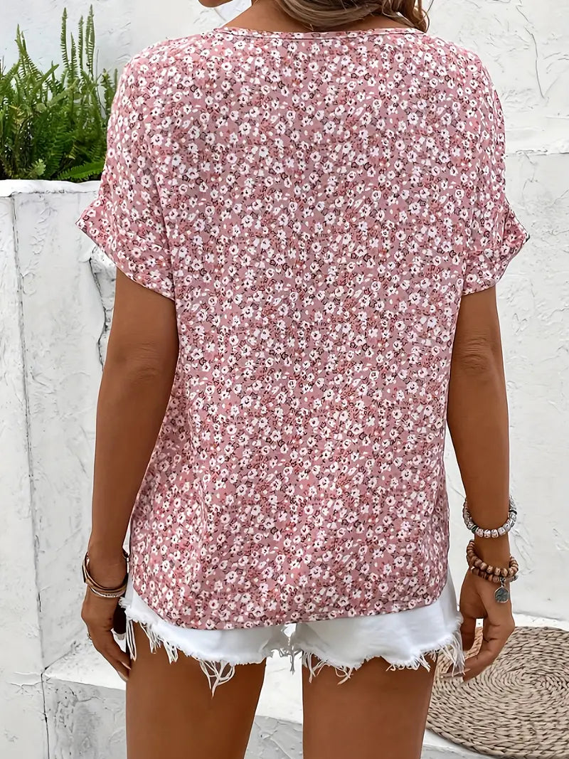 Mabel® | Blouse with flower buttons