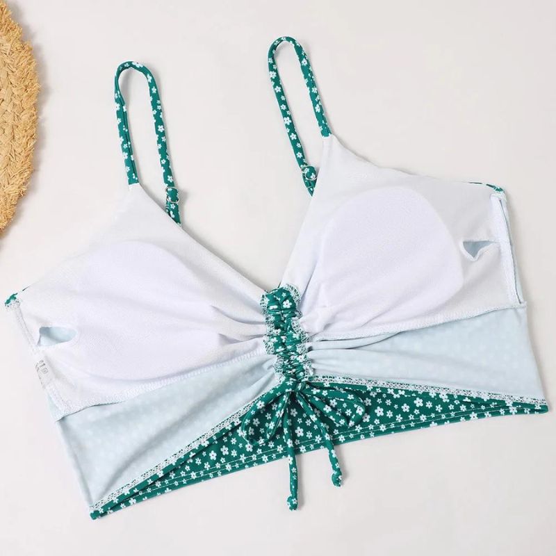 Lucia® | 3-Piece Ombre Lace Bikini Swimsuit With Beach Skirt