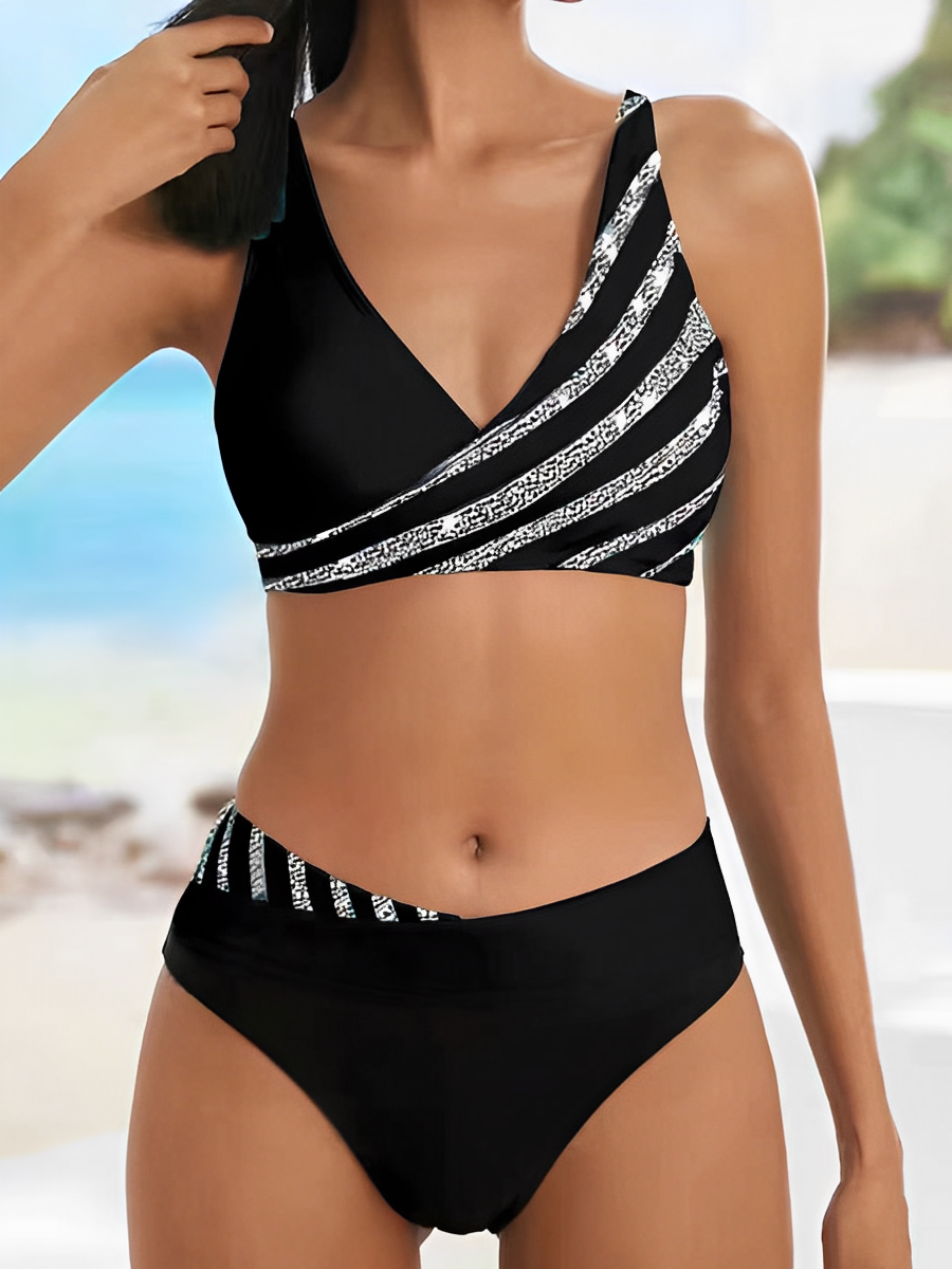 Jacqueline® | Luxurious Striped Summer Bikini