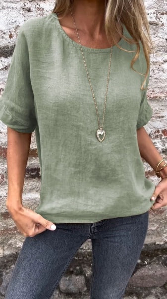 Adelgunda® | Crew Neck Blouse