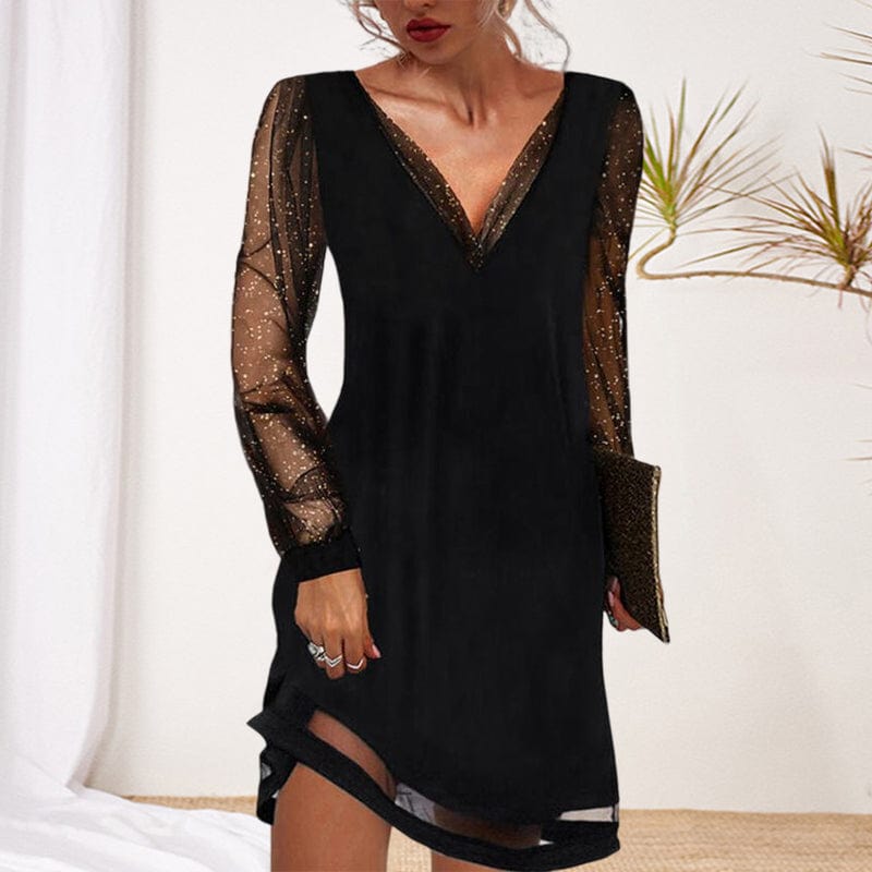 Lyra® | Elegant dress with transparent sleeves