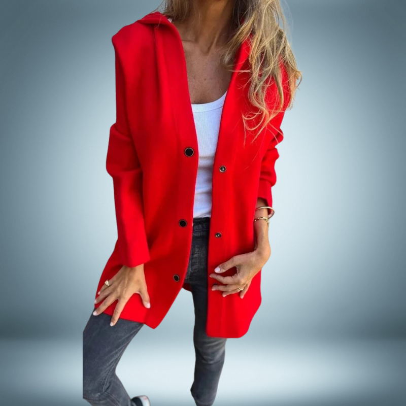 Reina® | Elegant trench coat with capuchon