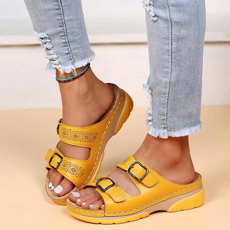 Nicoletta® | Orthopedic Leather Sandals