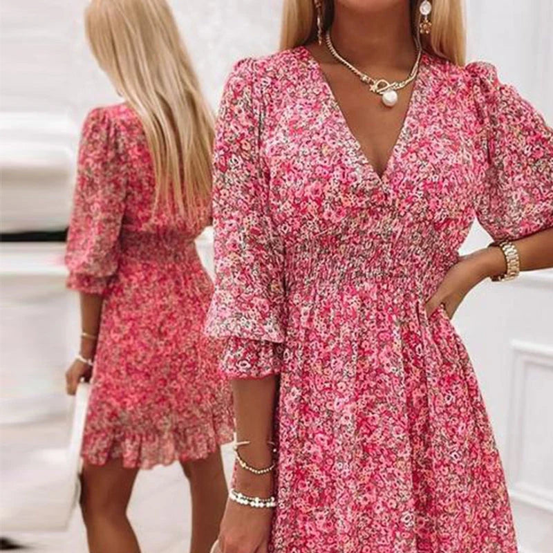 Abigail® | Comfortable floral print dress for women