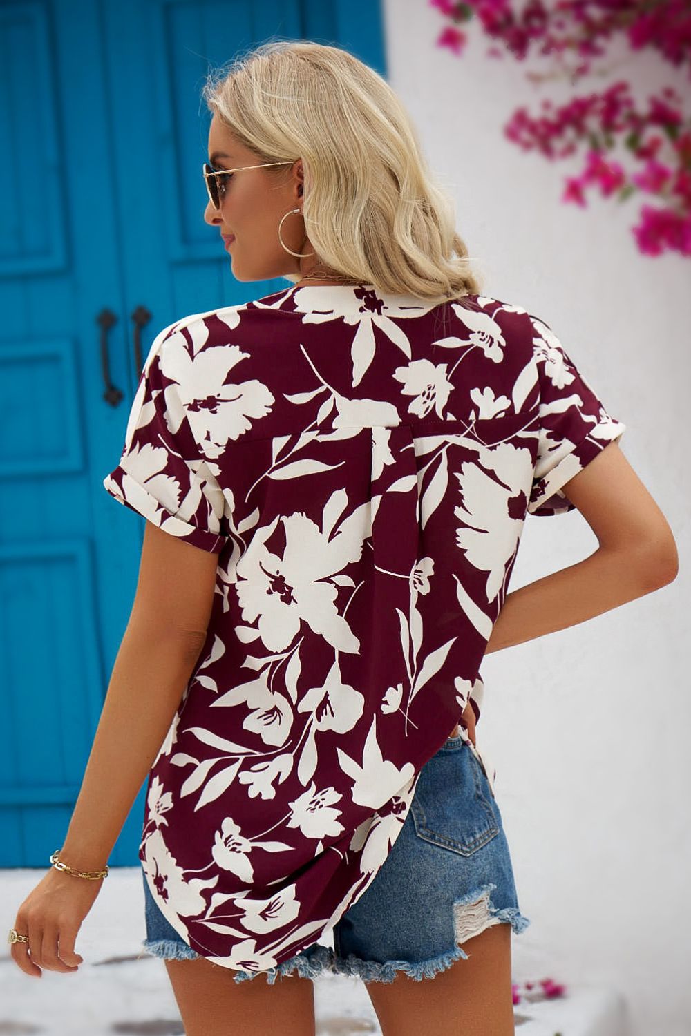 Luz® | Shirt women's flower