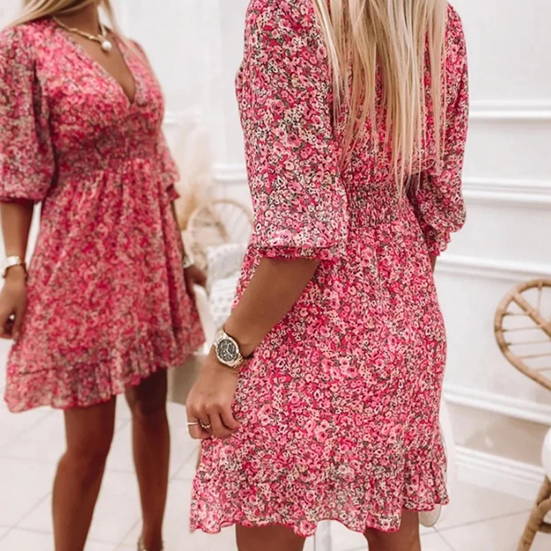 Abigail® | Comfortable floral print dress for women