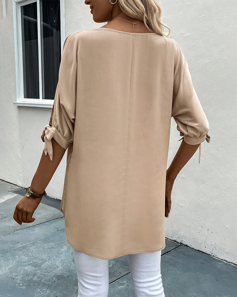 Lyra® | Blouse with open sleeves