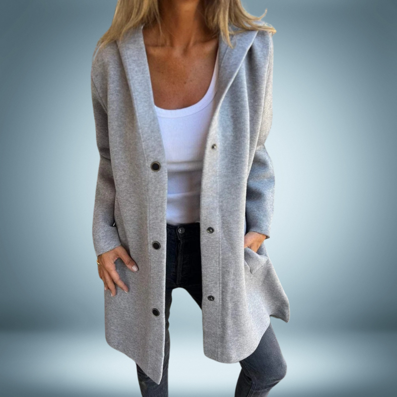Reina® | Elegant trench coat with capuchon