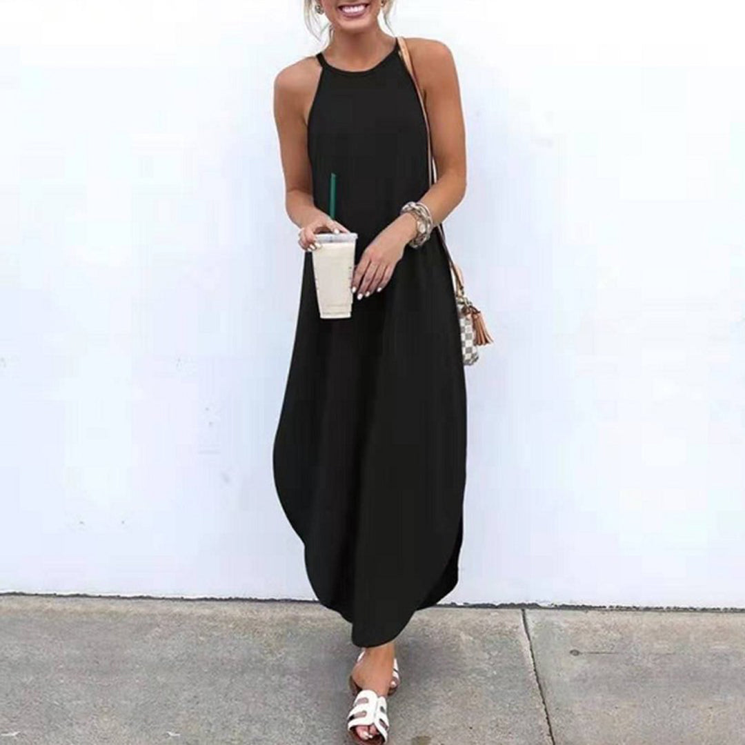 Luz® | Spaghetti Strap Dress With Side Slit