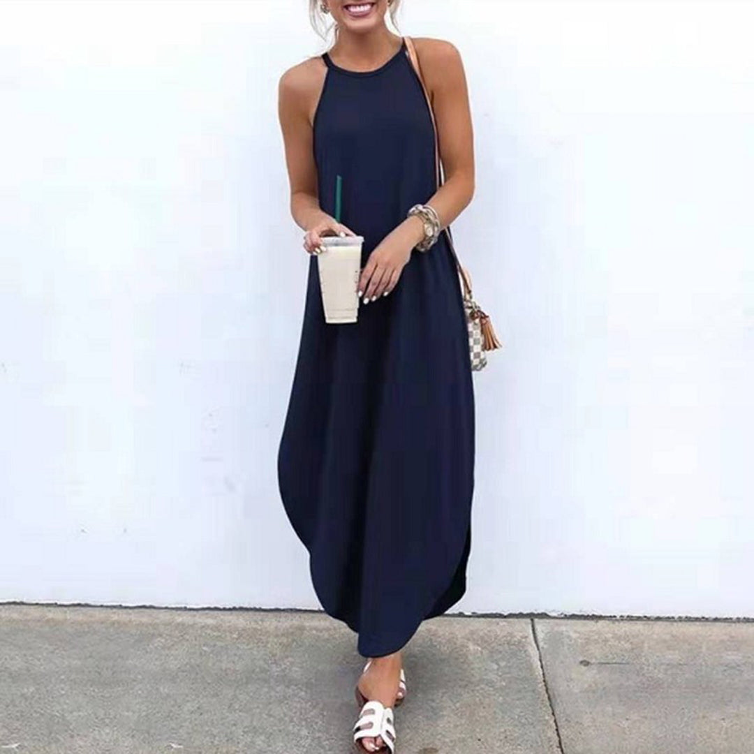 Luz® | Spaghetti Strap Dress With Side Slit
