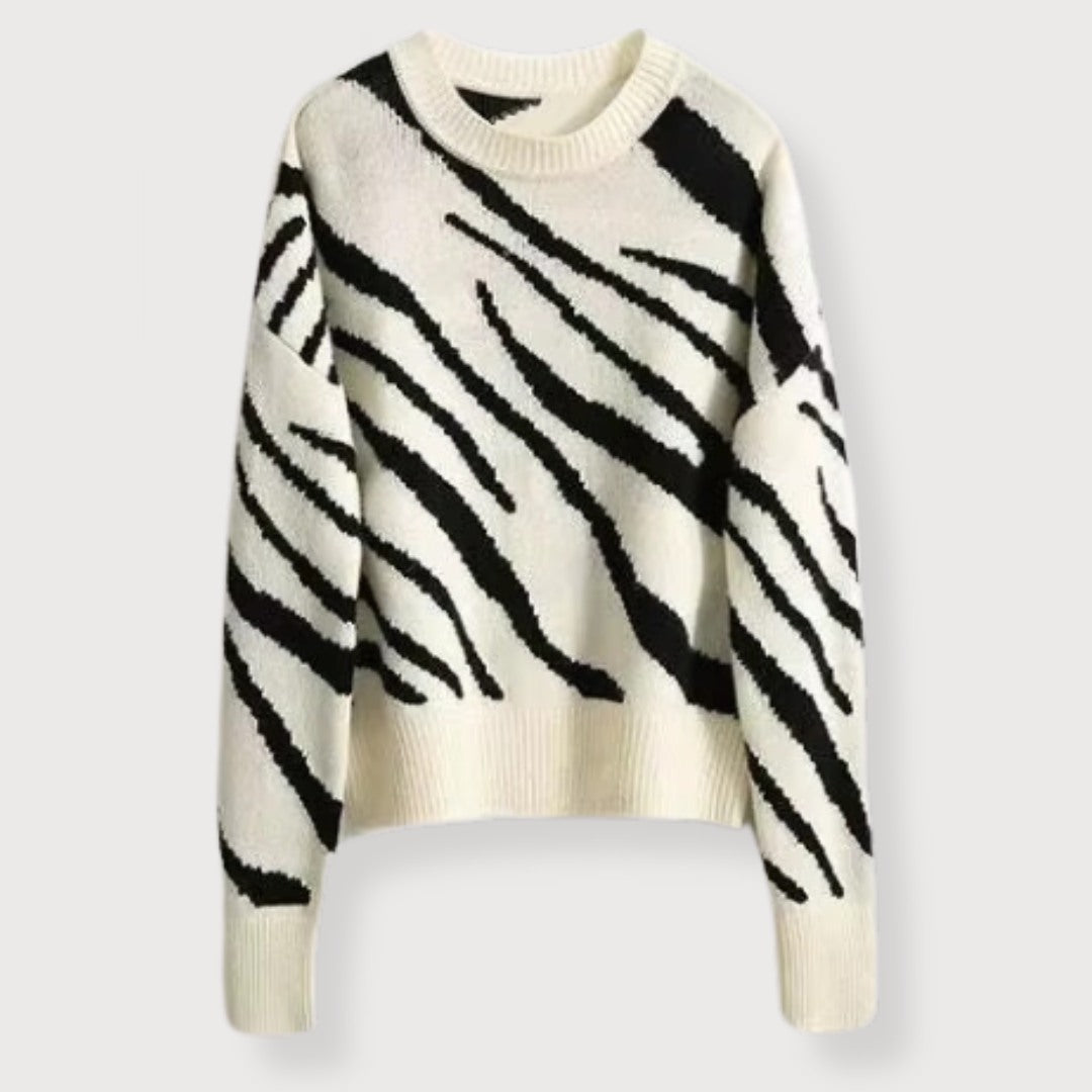 Francisca® | Abstract print sweater for women