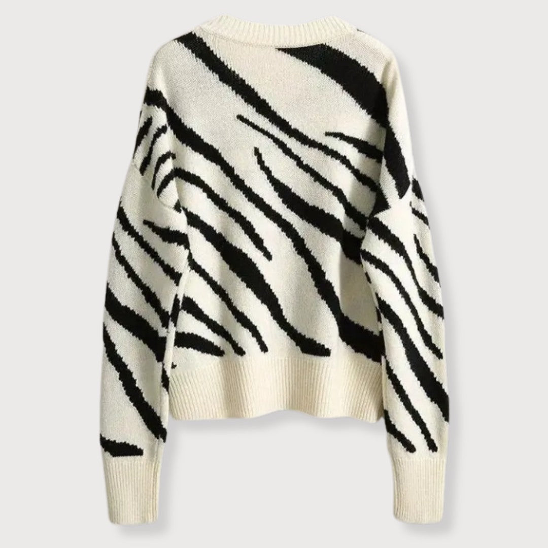Francisca® | Abstract print sweater for women