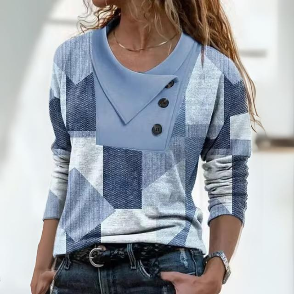 Constanza® | Casual autumn long sleeve shirt