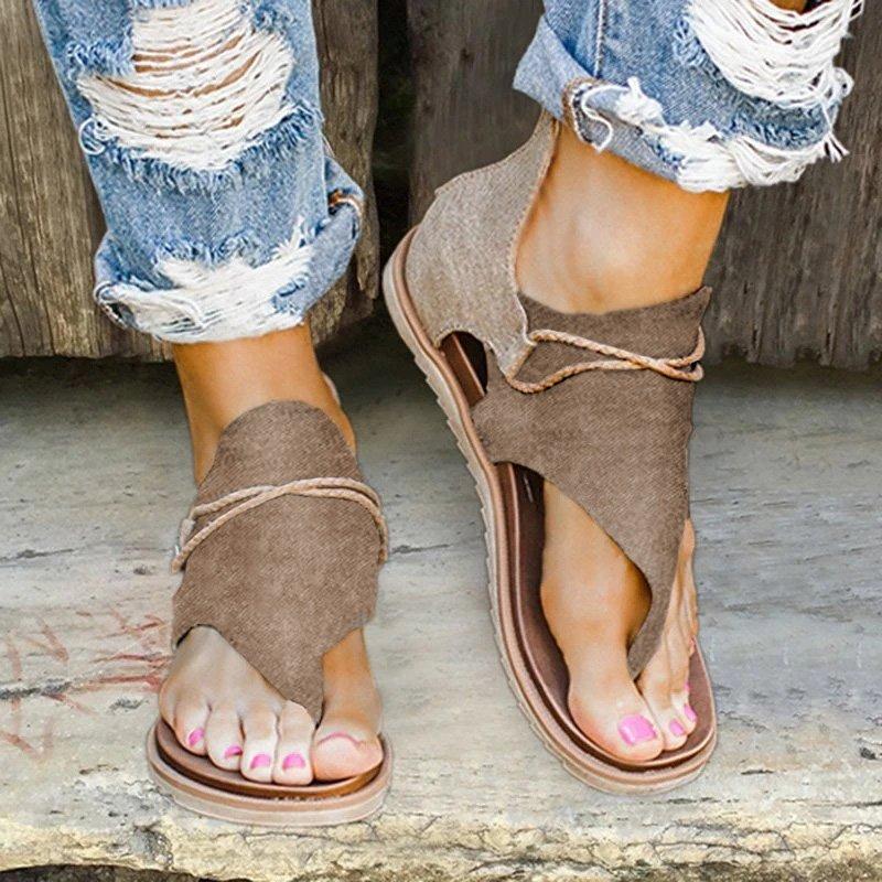 Leyla® | Boho Animal Print Sandals