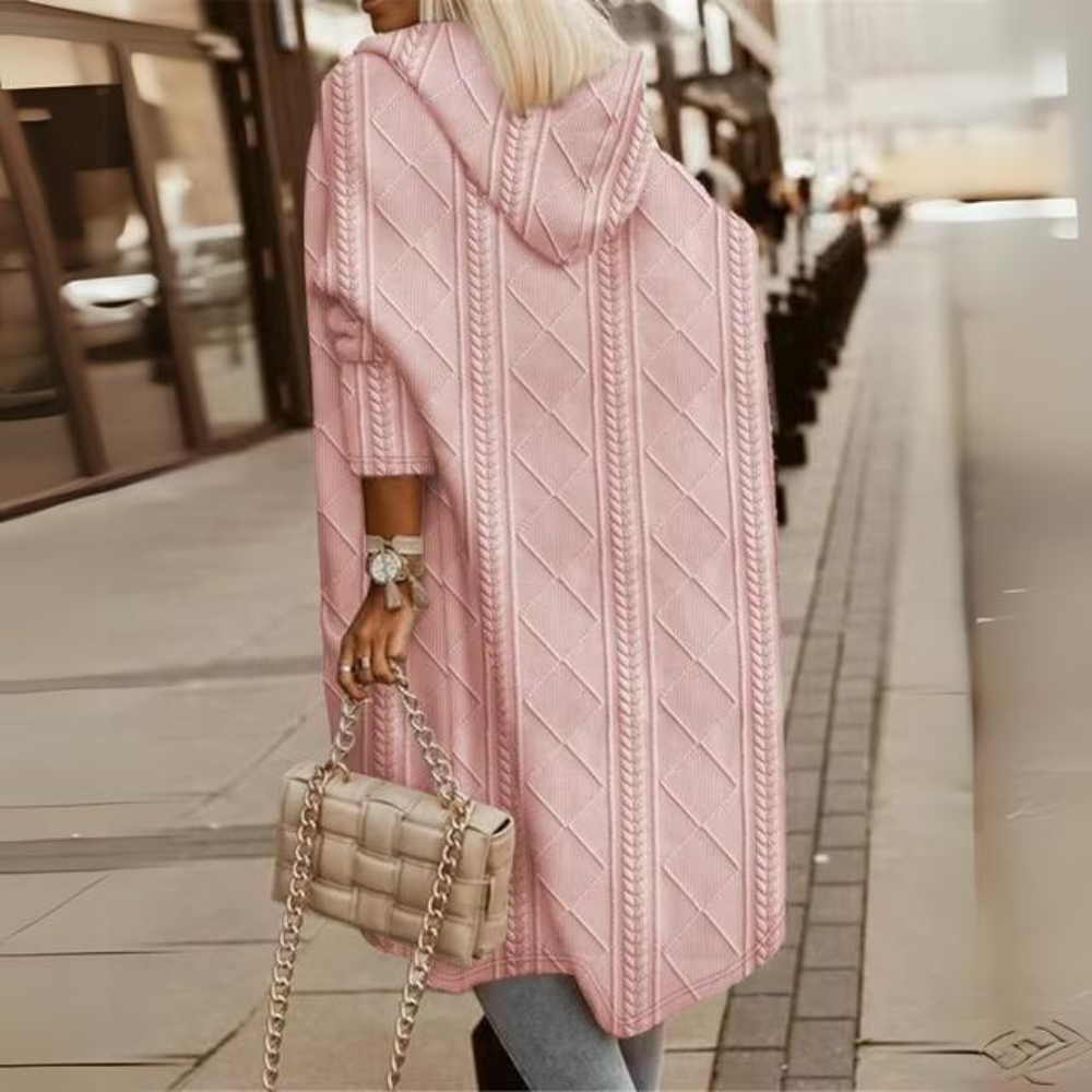 Luisa® | Stylish long hooded jacket