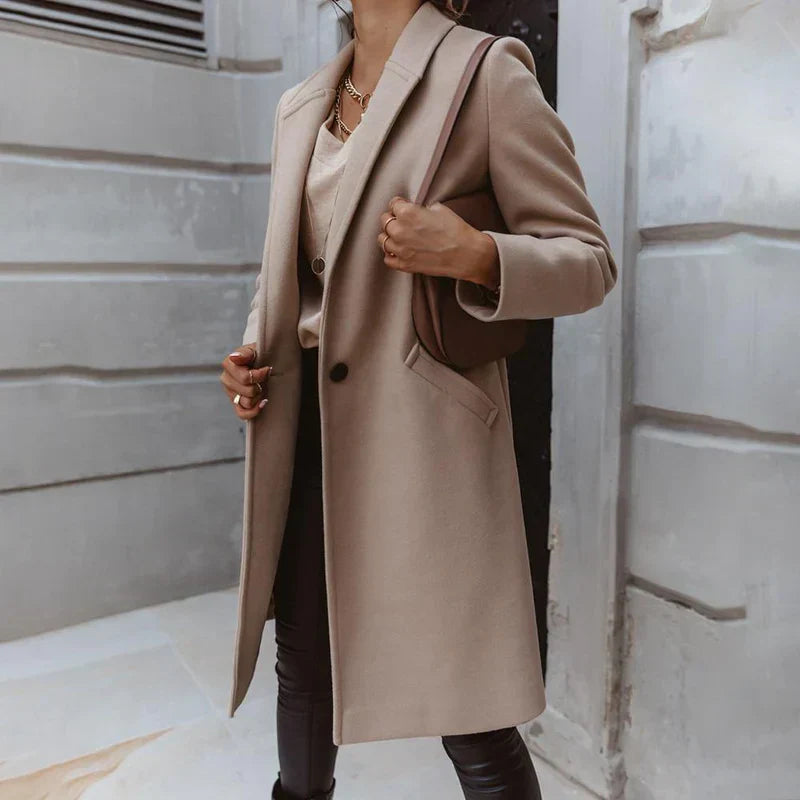 Dalia® | elegant long wool coat for winter