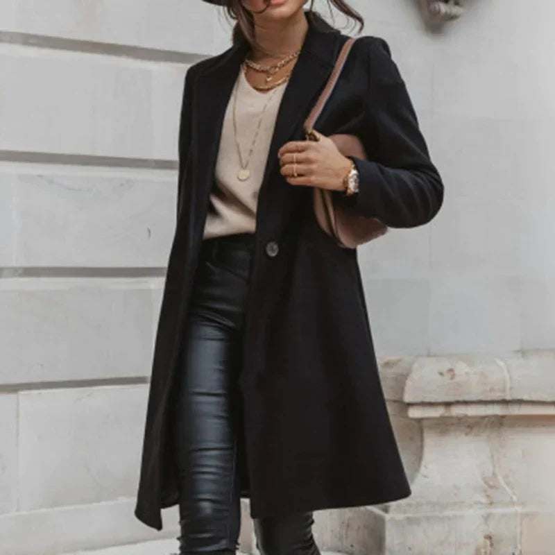 Dalia® | elegant long wool coat for winter