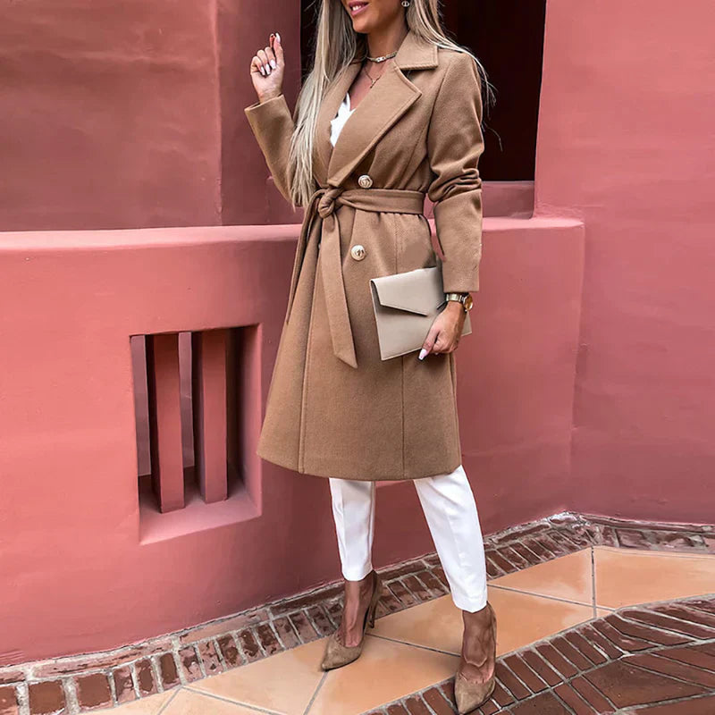 Ema® | Slim and stylish chic women's wool coat