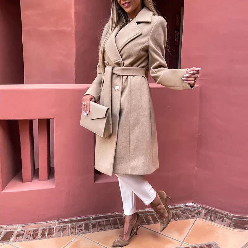 Ema® | Slim and stylish chic women's wool coat