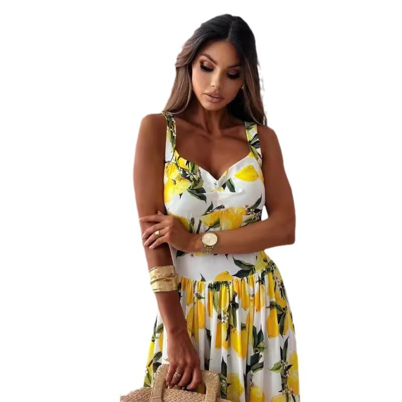 Leonor® | Women'S Floral Maxi Dress With Side Slit