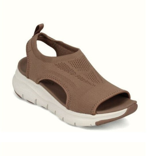 Natalia® | Women'S Breathable Knit Open Toe Slip-On Sandals