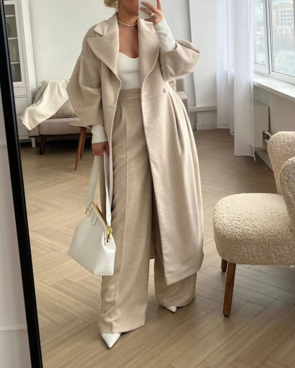 Dulce® | Coat with puff sleeves and lapels