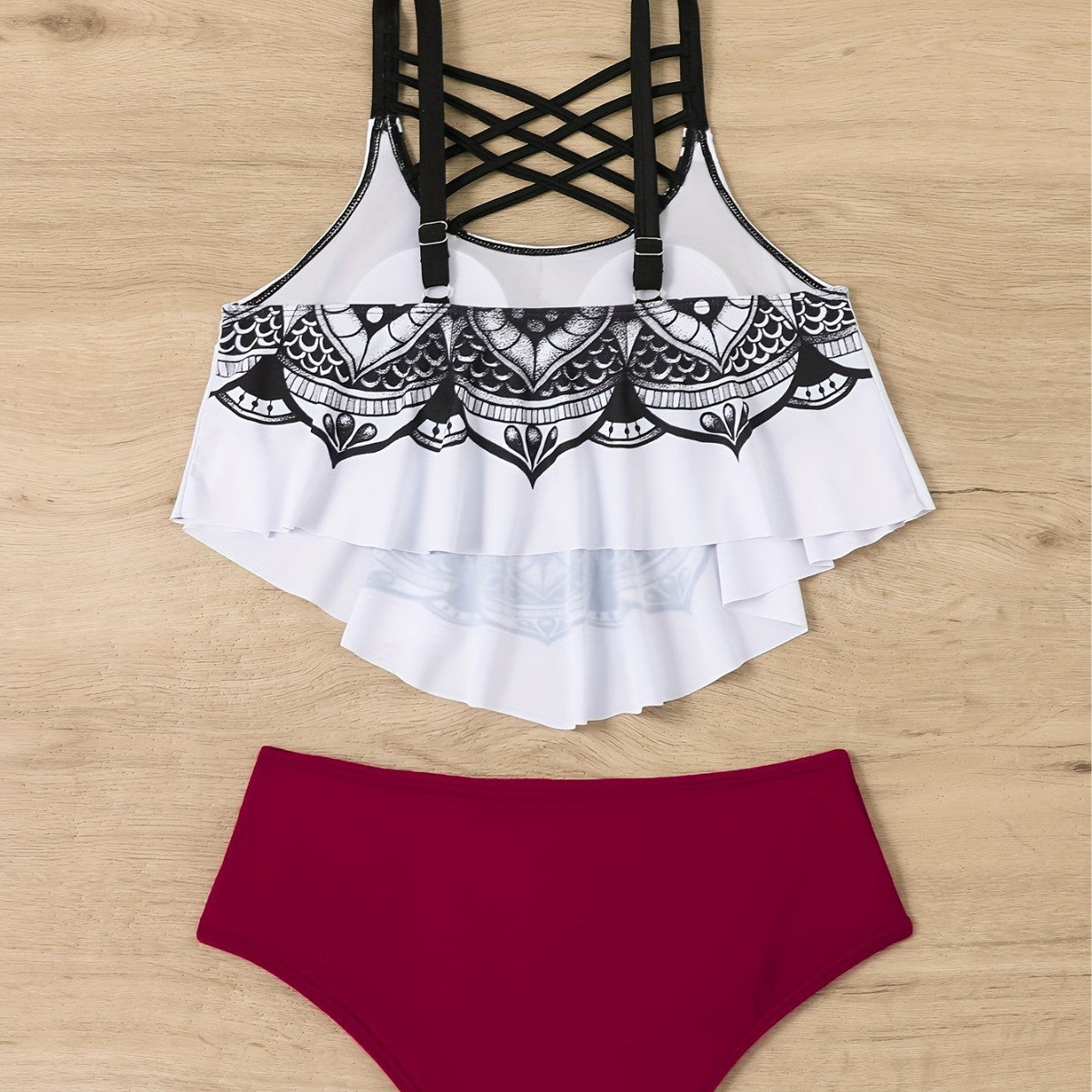 Cristina® | Women'S Bikini Set With Playful Lace Design And Unique Skull Motif