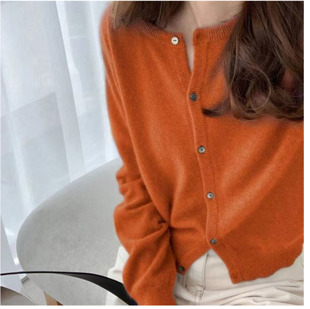 Lydia® | Casual women's cardigan with button placket Caliente