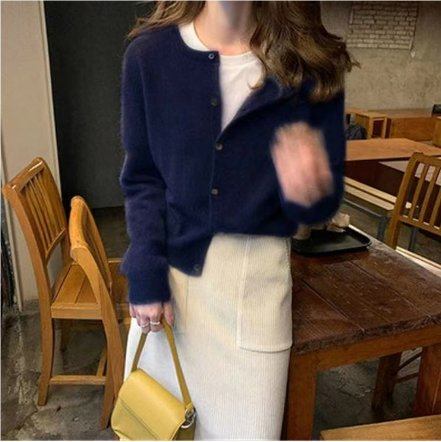 Lydia® | Casual women's cardigan with button placket Caliente