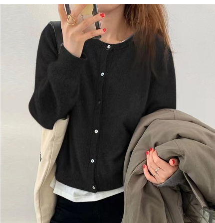 Lydia® | Casual women's cardigan with button placket Caliente