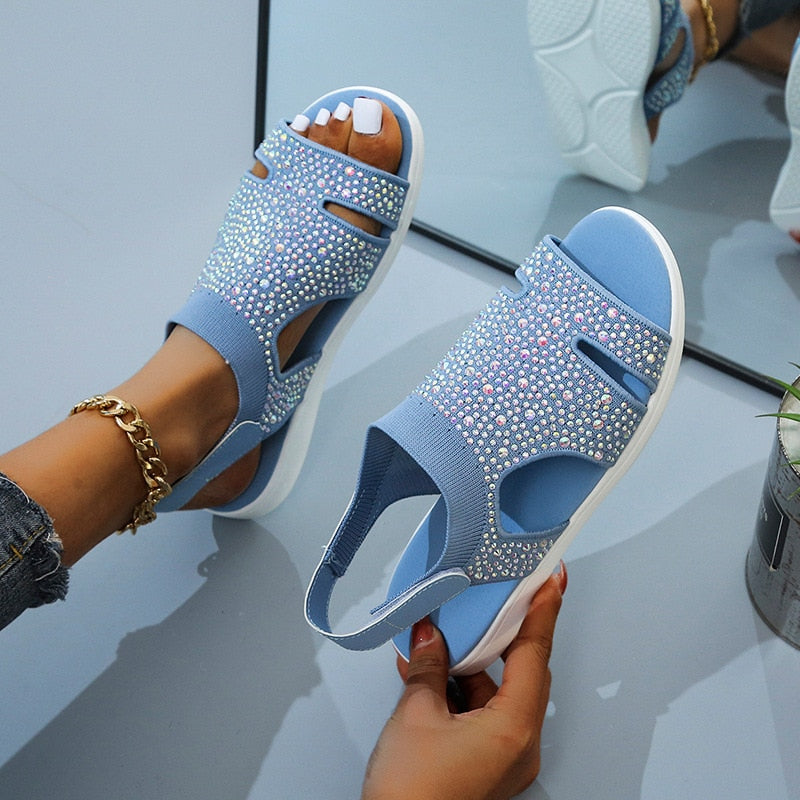 Adalina® | Sandals With Glitter