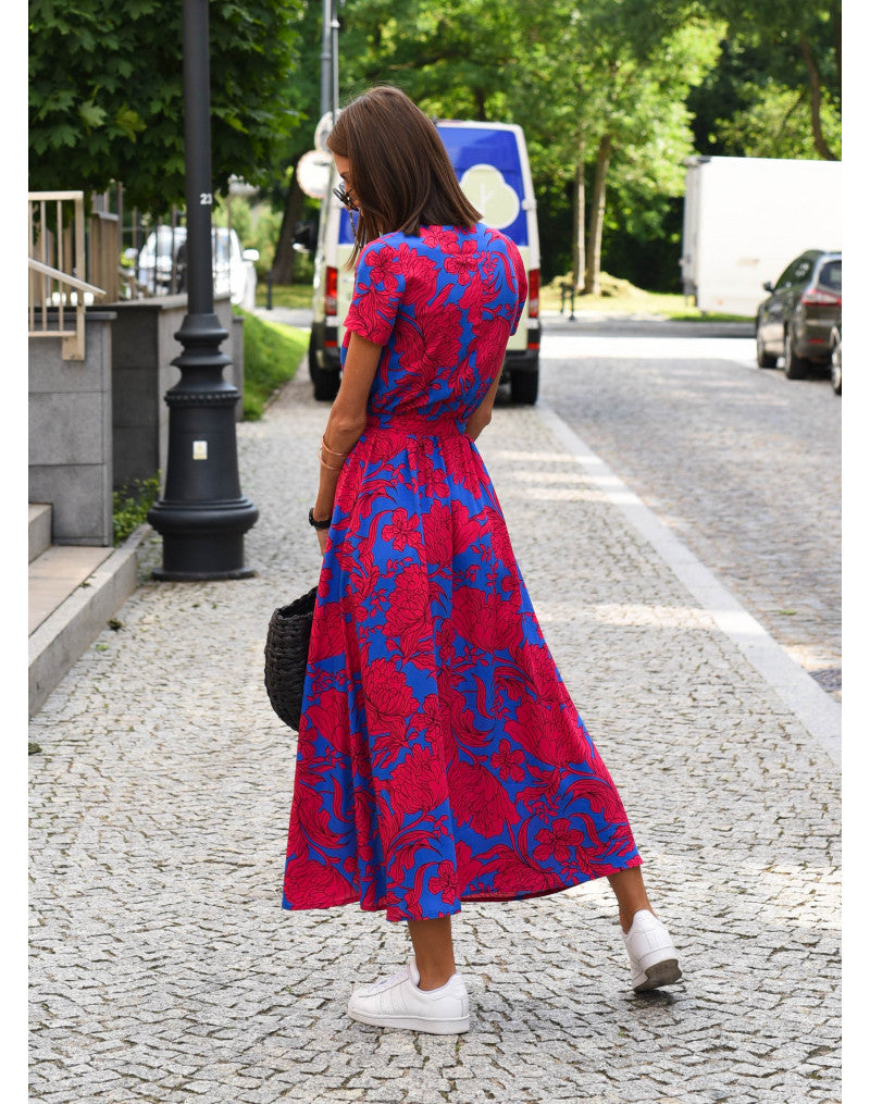 Lina® | Elegant summer dress with a V-neck