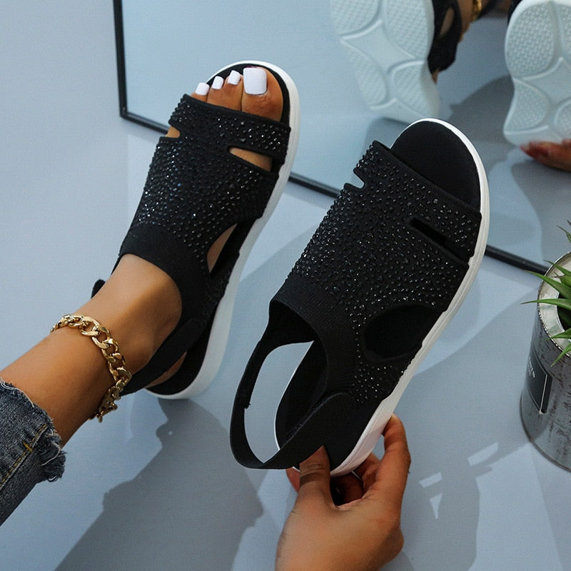 Adalina® | Sandals With Glitter
