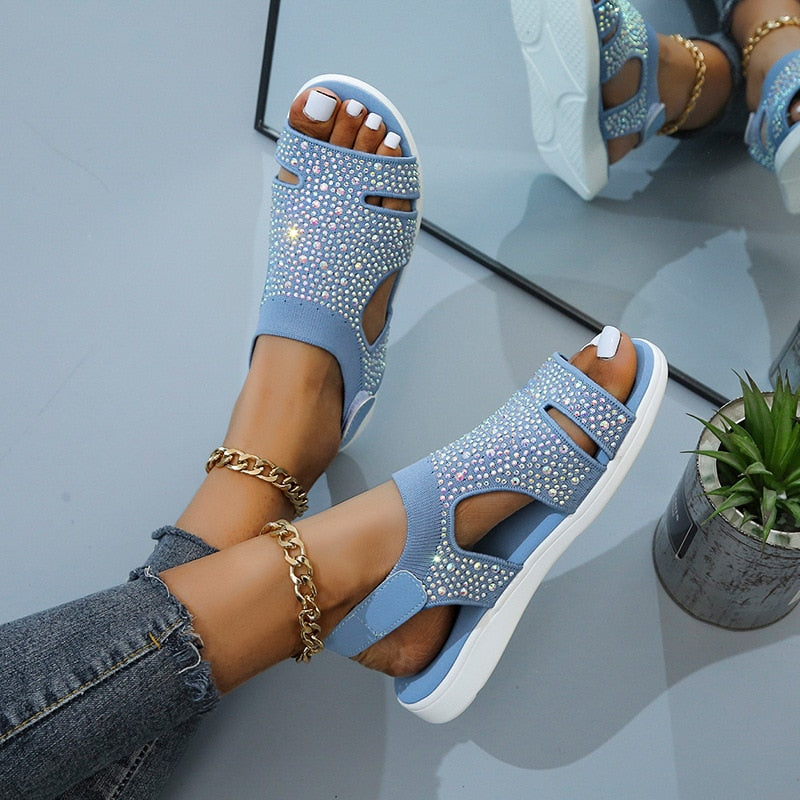 Adalina® | Sandals With Glitter