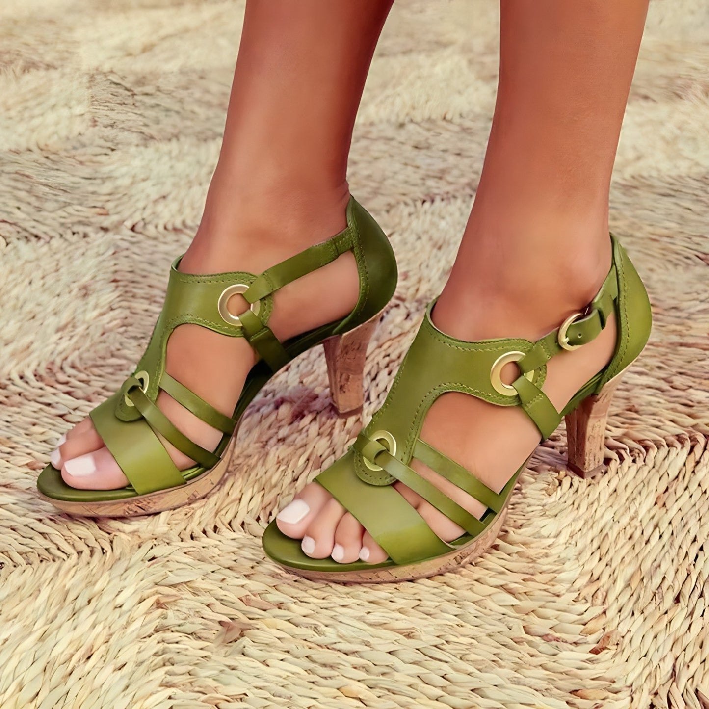 Jacqueline® | Trendy Open Toe Sandals