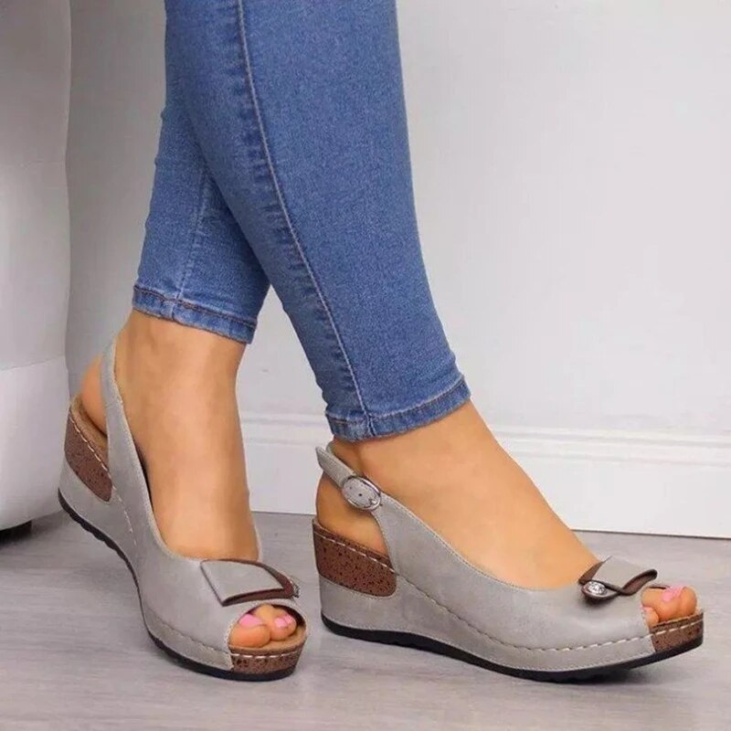 Veronica® | Orthopedic Wedge Sandals