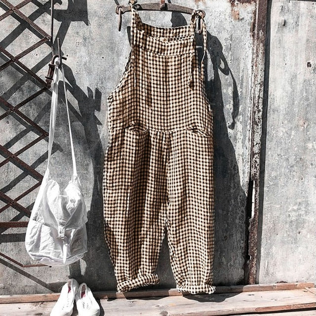 Addison® | Loose Striped Jumpsuit With Vintage Look