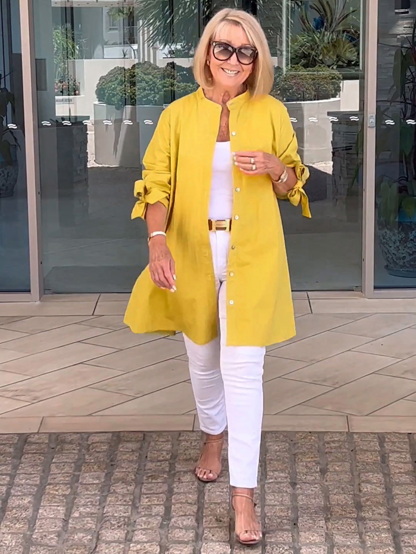 Imelda® | Long, simple cotton shirt